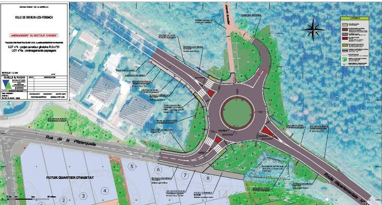 Aménagements urbains et paysagersBEHREN-LES-FORBACH